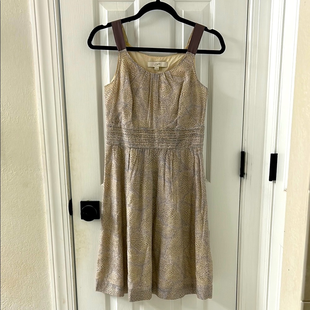 Loft Silk & Cotton Sundress